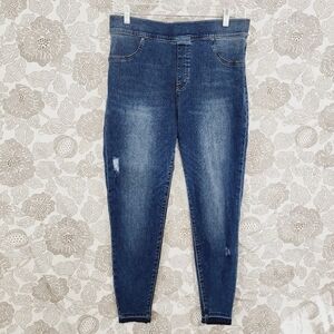 Spanx Pullon Elastic Waist Women's Jeans Size 6-8